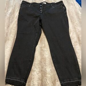 Ann Taylor Loft Plus black jeans. Size 22.